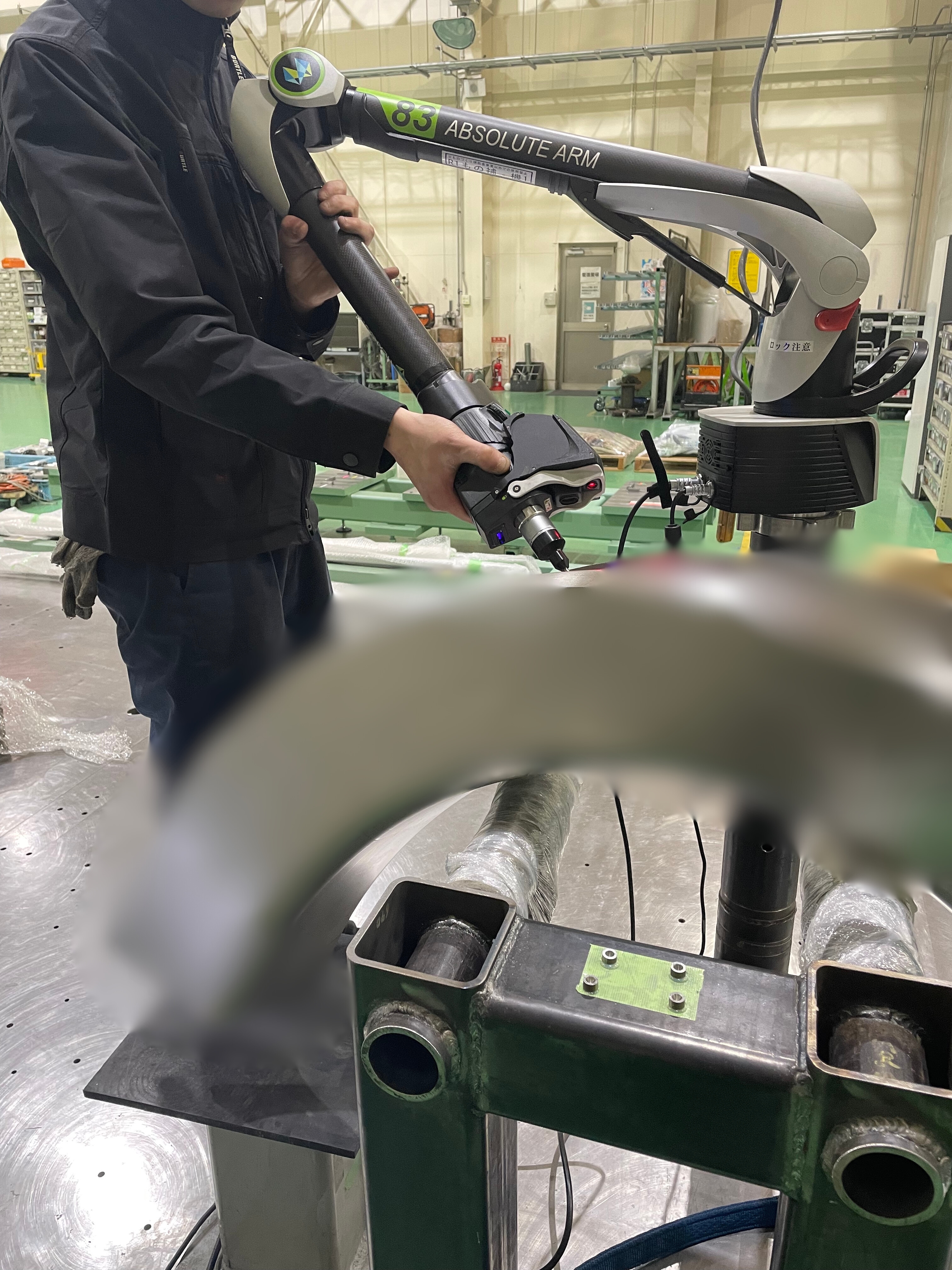 3Dスキャン作業